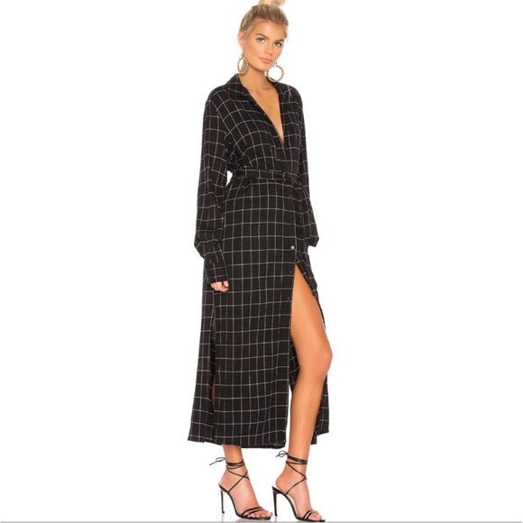 Revolve Sanctuary Jess Belted Button Down Maxi Shirt Dress size Small - Picture 4 of 8